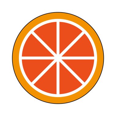 Yalıtılmış turuncu tasarım