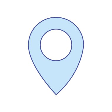 GPS seyahat gezinti ve rota Tema izole tasarım vektör çizim