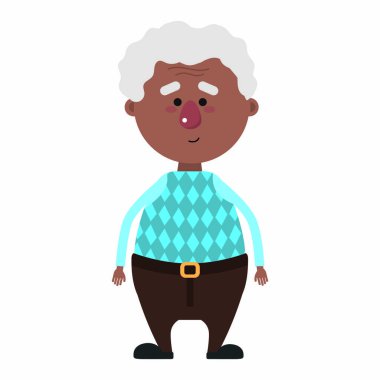 Büyükbaba çizgi film tasarımı