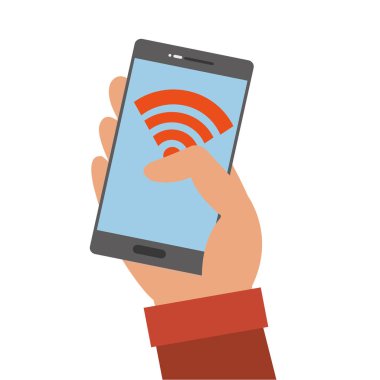 İzole smartphone tasarım