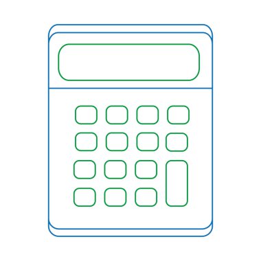 İzole hesap makinesi tasarım