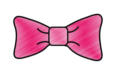 rendelenmiş şerit yay tarzı dekorasyon