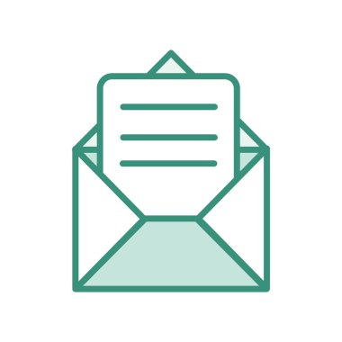 Duo renk e-posta mektup mesaj belge bilgileri