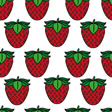 İzole çilek tasarım