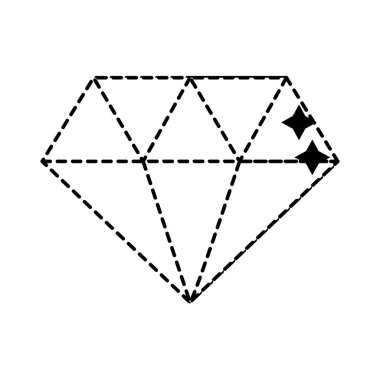 İzole elmas tasarım