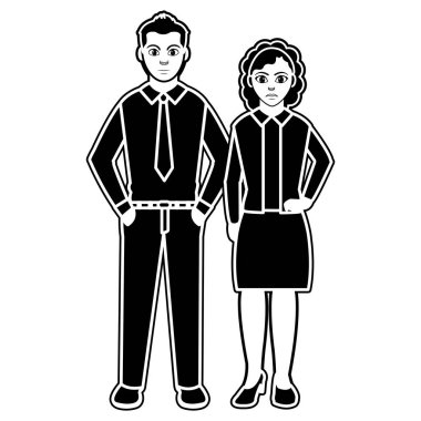 siluet iş adamları giyim ve saç modeli dizaynı ile zarif