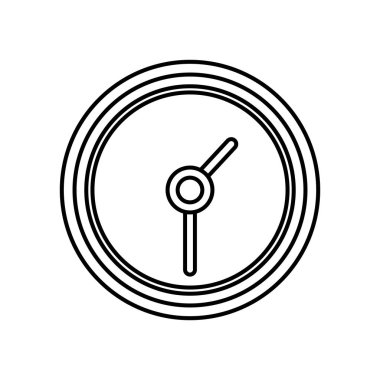 çizgi daire duvar saati saat nesnesi