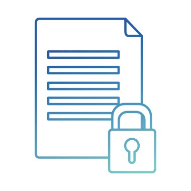 İzole belge tasarımı