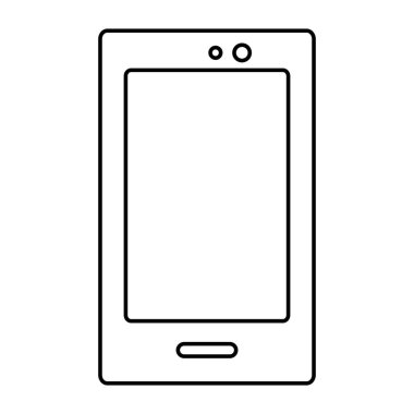 İzole smartphone tasarım