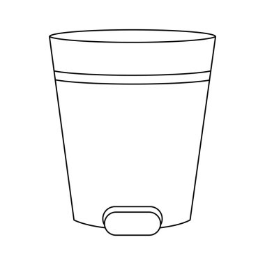 İzole çöp tasarım