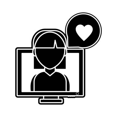 Bilgisayar aygıtı becerikli alet ve teknoloji Tema izole tasarım vektör çizim