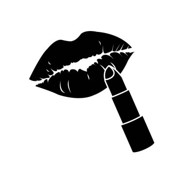 siluet dudak makyaj glamour ruj ürün ile