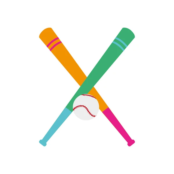 Baseball bat design — Stock Vector