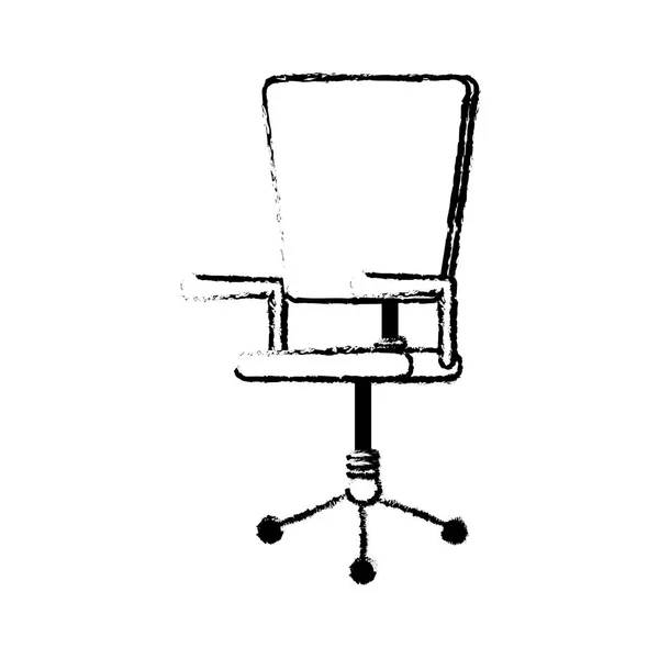 Isolerade stol design — Stock vektor