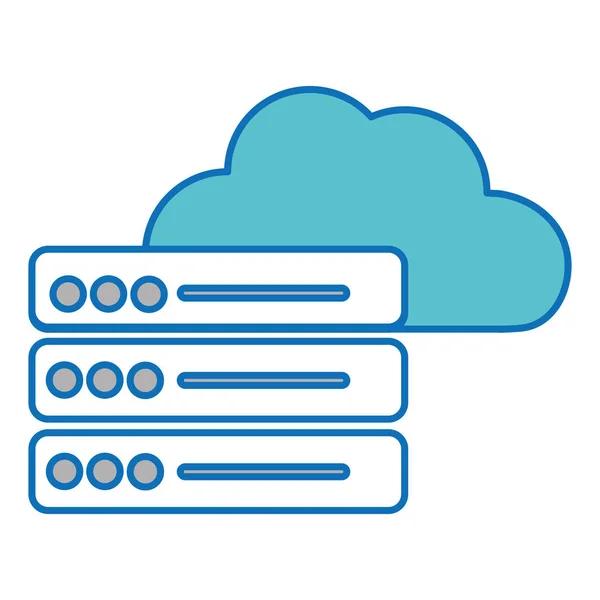 Hosting projektowanie stron internetowych — Wektor stockowy