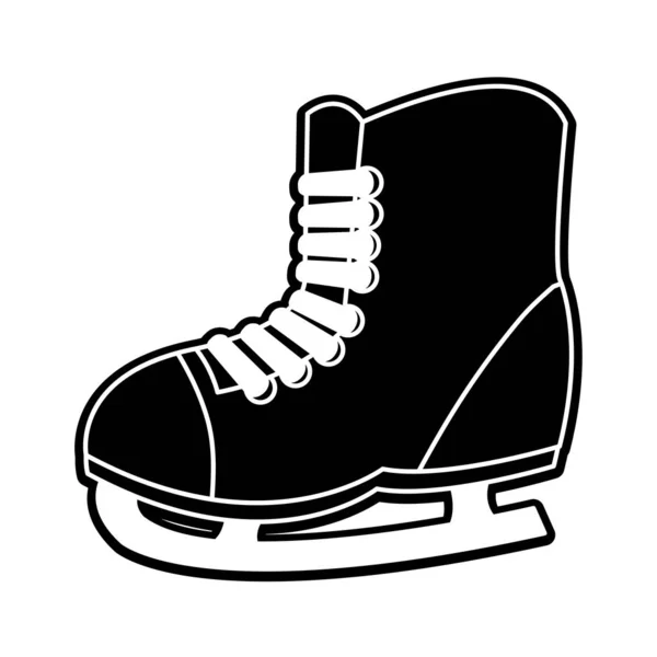 Diseño de patines de hielo — Archivo Imágenes Vectoriales