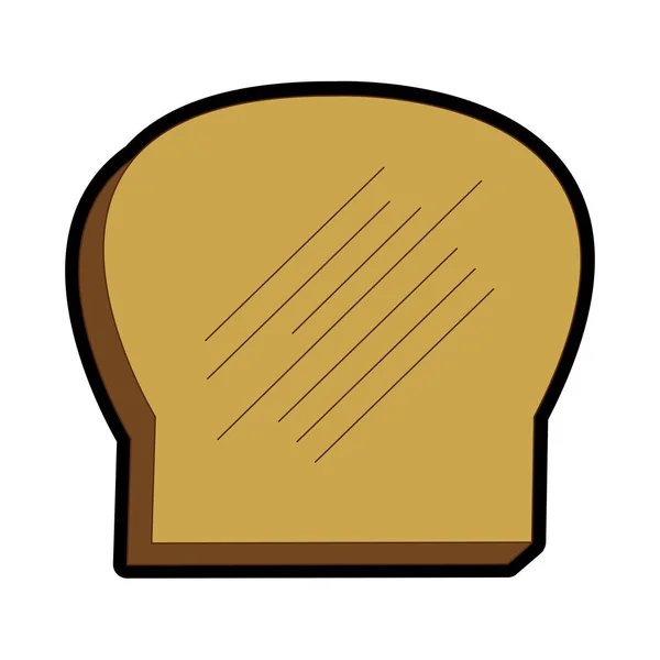 Isolerade bröd design — Stock vektor