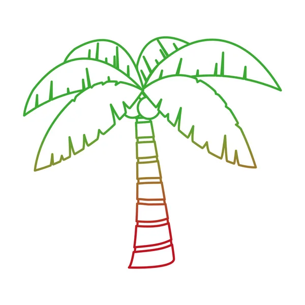 Isolerade palm tree design — Stock vektor