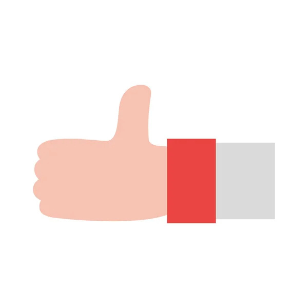 Színes üzletember kézi kommunikációs szimbólum nyelv — Stock Vector
