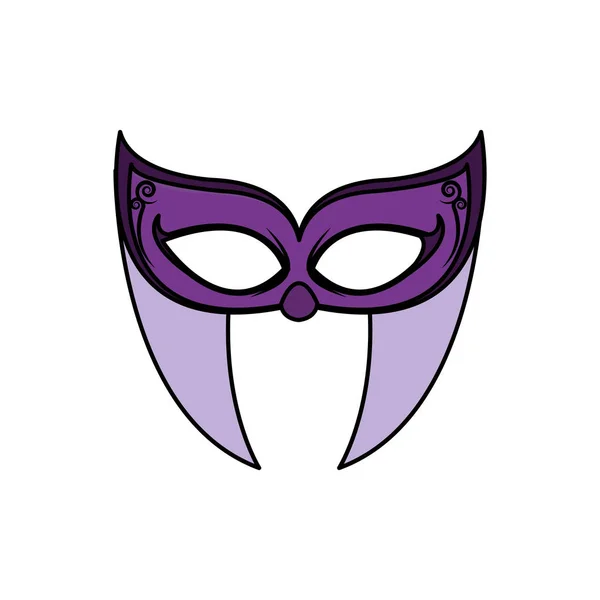 Geïsoleerde masker ontwerp — Stockvector