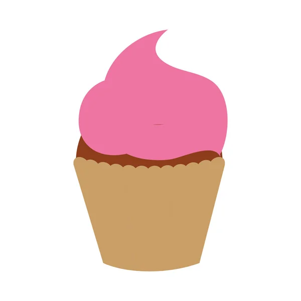 Diseño de muffin aislado — Archivo Imágenes Vectoriales