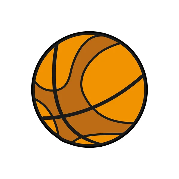 Baloncesto bola diseño — Archivo Imágenes Vectoriales