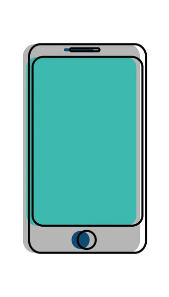 Conception de smartphone isolé — Image vectorielle