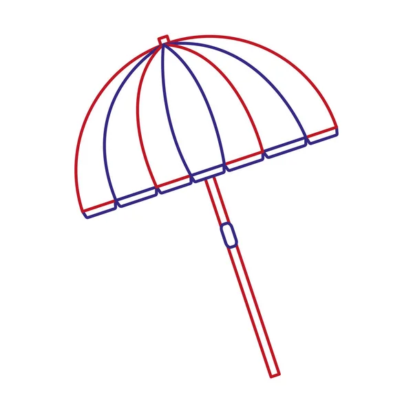 Design de guarda-chuva isolado — Vetor de Stock