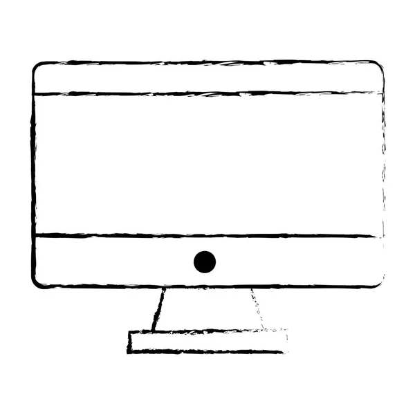 孤立的计算机设计 — 图库矢量图片