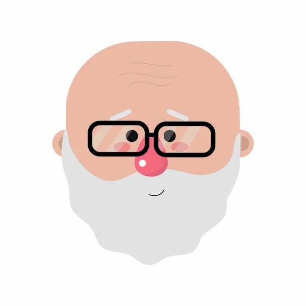 Abuelo diseño de dibujos animados — Vector de stock