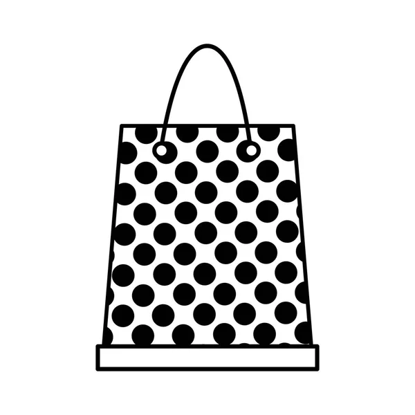 Vyplnění objektu texture nákupní taška vlastních nákupů — Stockový vektor