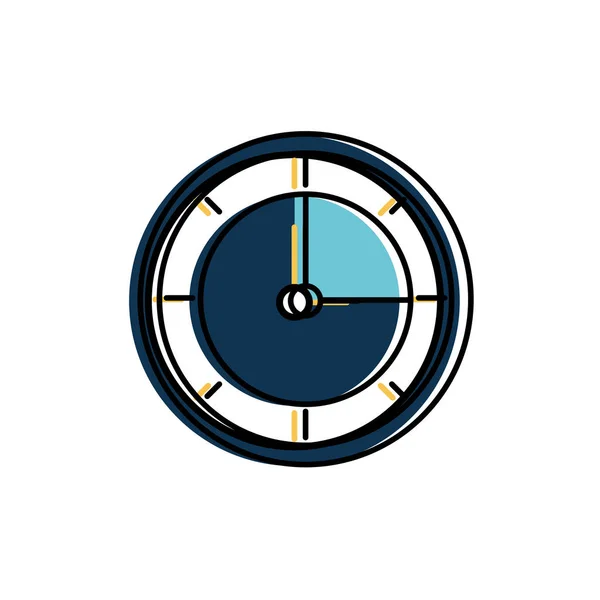 Izole Saat tasarımı — Stok Vektör