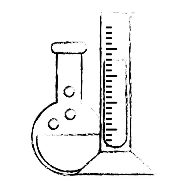 Conception de fiole isolée — Image vectorielle