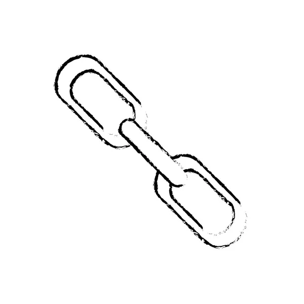 Diseño de cadena aislada — Vector de stock