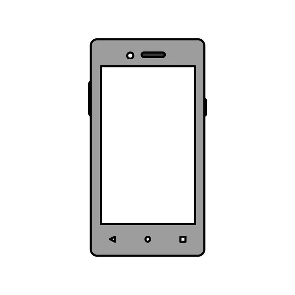 Smartphone Dispositivo Gadget Tecnologia Tema Design Isolado Ilustração Vetorial — Vetor de Stock