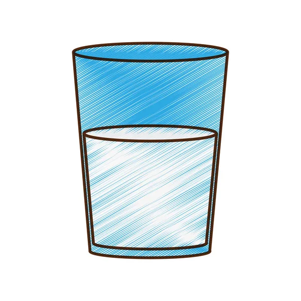 Melk Van Vloeibaar Drankje Drinken Ontbijt Geïsoleerde Themaontwerp Vectorillustratie — Stockvector