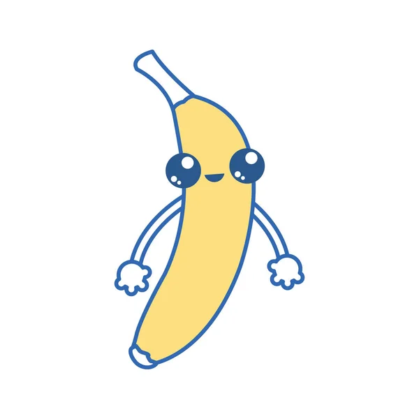 Design isolato della banana — Vettoriale Stock