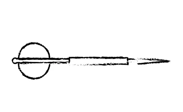 Conception de fléchettes isolées — Image vectorielle