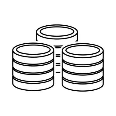 Veri Merkezi barındırma web ve Tema izole tasarım vektör çizim temel