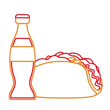 İzole tacos tasarım