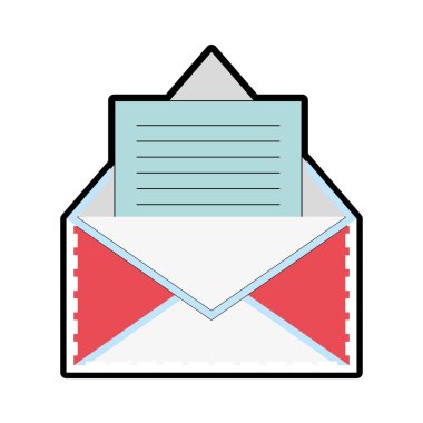 tam renkli e-posta mektup mesaj işletme belgesi ile