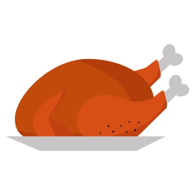 İzole tavuk tasarım