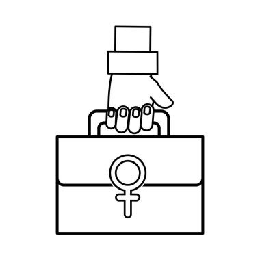 satır kadın el ile ilk yardım kiti