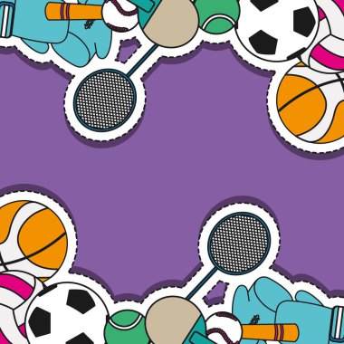 Spor etiket yama arka plan tasarım