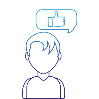 Çocuk ve sosyal medya ve çoklu ortam Tema izole tasarım vektör illüstrasyon kabarcık