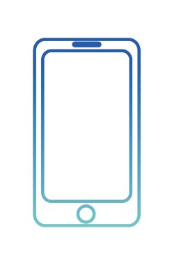 İzole smartphone tasarım