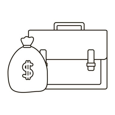 İzole çanta tasarım