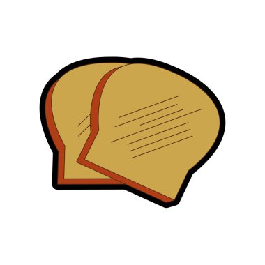 İzole ekmek tasarım