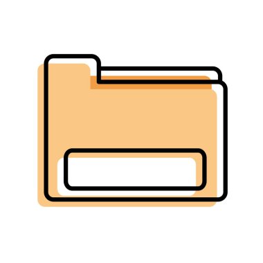 renk iş klasör dosyası arşiv düzenlemek için taşındı