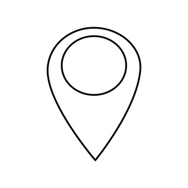 GPS seyahat gezinti ve rota Tema izole tasarım vektör çizim